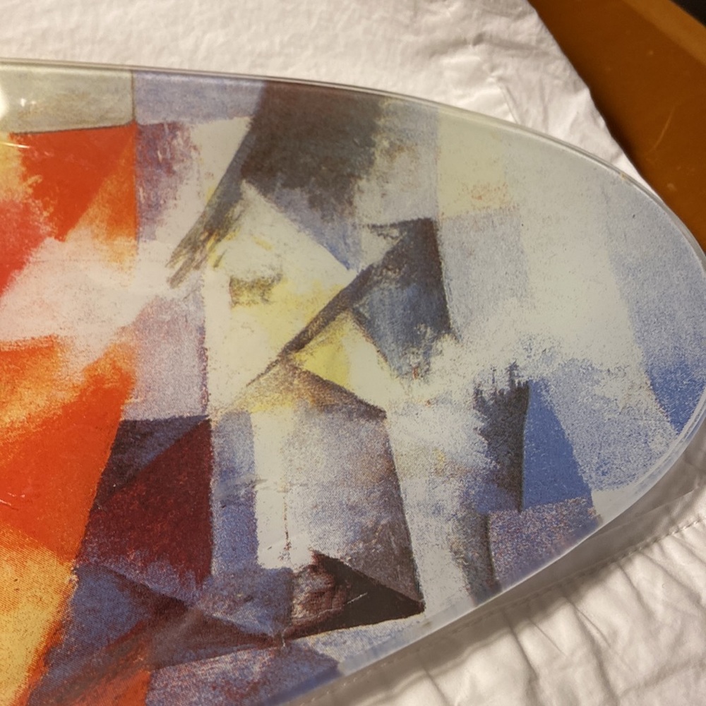 Robert Delaunay oval console bowl."Windows Open Simultaneously" - Picture 7 of 7